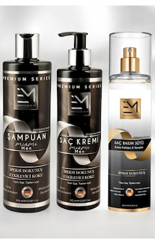 Em Amanos Beauty Kolajen & Keratin Şampuan 375 ML + Saç Kremi 375 ML + Saç Bakım Sütü 200 ML Em Amanos Beauty Kolajen & Keratin Şampuan 375 ML + Saç Kremi 375 ML + Saç Bakım Sütü 200 ML