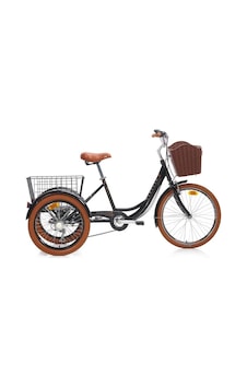 Carraro Caravan 24 Jant 41 Cm Kadro 6 Vites V Fren 3 Tekerli Bisiklet Siyah Kahverengi Carraro Caravan 24 Jant 41 Cm Kadro 6 Vites V Fren 3 Tekerli Bisiklet Siyah Kahverengi