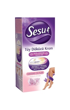 Sesu Hassas Ciltler için Tüy Dökücü Krem Pudra&Orkide 40 ML Sesu Hassas Ciltler için Tüy Dökücü Krem Pudra&Orkide 40 ML