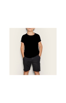 Ada Kostüm Tasarım Basic Çocuk T Shirt Siyah
