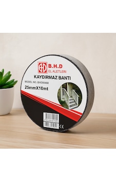 Kaydırmaz Bant 25 Mm X 10 M Siyah Kaydırmaz Bant 25 Mm X 10 M Siyah