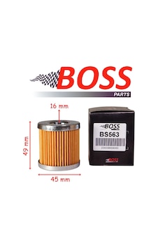 Rks Rz 250s Yağ Filtresi Boss Bs563 Hf182 45-49-16 Mm Piaggio Beverly 350-400