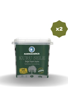 Marmarabirlik Zeytin 381-410 Lüks Kuru Sele Pet 400 Gr - 2 Adet