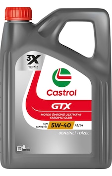 Castrol Gtx 5W-40 A3-B4 Motor Yağı 4 L Castrol Gtx 5W-40 A3-B4 Motor Yağı 4 L