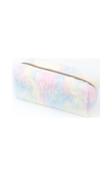 Unicus Gökkuşağı Yumoş Peluş Kalem Kutu Uncs-1027 Çok Renkli