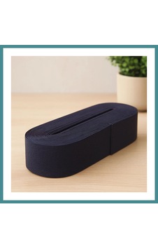 Trendexa Paça Lastiği Yassı Geniş Siyah 4 Cm 10 M Mac Trendexa Paça Lastiği Yassı Geniş Siyah 4 Cm 10 M Mac