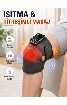 Dijital Ekranlı Isıtmalı Diz Masaj Aleti Ayarlanabilir Titreşimli Şarjlı Masaj Cihazı Çok Renkli Dijital Ekranlı Isıtmalı Diz Masaj Aleti Ayarlanabilir Titreşimli Şarjlı Masaj Cihazı Çok Renkli