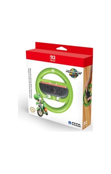 Horı Mario Kart Racing Wheel Attachment For Switch 2 Yoshi - Officially Licensed By Sku: Zeusstk65b4b816ed