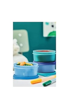 Mini Saklama Kabı 250 Ml 3'lü Set Beslenme Kabı, Mama Saklama