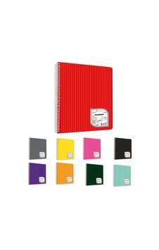 Çınar 60 Yaprak Çizgili Defter A4 Spiralli Pp - 2 adet Çok Renkli Çınar 60 Yaprak Çizgili Defter A4 Spiralli Pp - 2 adet Çok Renkli