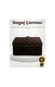Tay Tüyü Araç Bagaj Düzenleyici Organizer Kaymaz Cırt Bantlı Geniş Hacimli Çanta Koyu Kahverengi Tay Tüyü Araç Bagaj Düzenleyici Organizer Kaymaz Cırt Bantlı Geniş Hacimli Çanta Koyu Kahverengi
