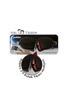 Poblex 3D Uyku Maskesi Kulak Tıkacı
