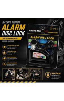Disk Kilidi Alarm Lı Model Disk Kilidi Alarm Lı Model