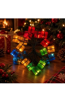 4 Metre 20 Led Pilli 2 Kademeli Yılbaşı Ağacı Süsü Led Işık Diğer