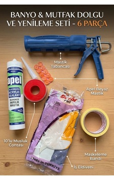 Banyo & Mutfak Dolgu, Sızdırmazlık Ve Yenileme Seti Çok Renkli