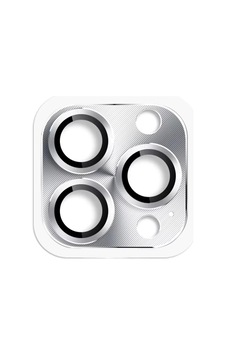 Apple Uyumlu iPhone 16 Pro Max Pers Alüminyum Kamera Lens - Gümüş Apple Uyumlu iPhone 16 Pro Max Pers Alüminyum Kamera Lens - Gümüş
