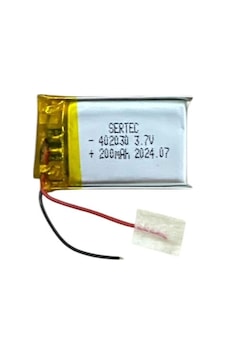 402030 3.7v 200mah Li-polymer Pil Devreli/1.5a