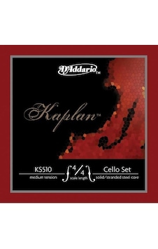 D'addario Ks510 Kaplan 4/4 Tam Boy Çello Tel Seti - Medium Tansiyon Profesyonel Sentetik Çekirdek, Zengin Ve Güçlü Ses Projeksiyonu, Hızlı Akort Kararlılığı Ve Geniş Dinamik Aralık D'addario Ks510 Kaplan 4/4 Tam Boy Çello Tel Seti - Medium Tansiyon Profesyonel Sentetik Çekirdek, Zengin Ve Güçlü Ses Projeksiyonu, Hızlı Akort Kararlılığı Ve Geniş Dinamik Aralık