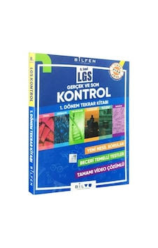 BilFen Yayınları 8. Sınıf LGS 1. Dönem Gerçek ve Son Kontrol Tek BilFen Yayınları 8. Sınıf LGS 1. Dönem Gerçek ve Son Kontrol Tek