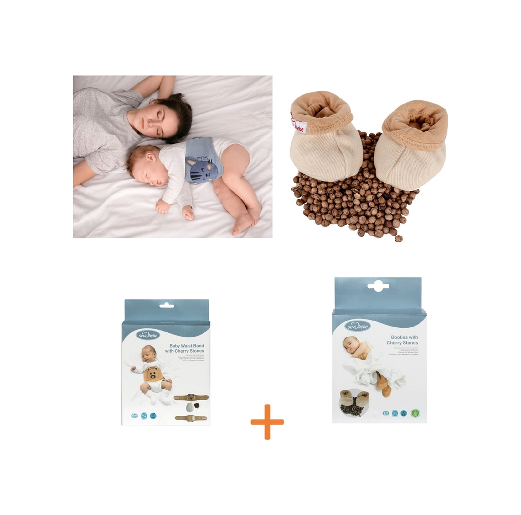 Mommyslab Sevi Gaz Giderici Kiraz Çekirdekli Patik+gaz Giderici Kiraz Çekirdekli Bebek Bel Bandı Set Mommyslab Sevi Gaz Giderici Kiraz Çekirdekli Patik+gaz Giderici Kiraz Çekirdekli Bebek Bel Bandı Set