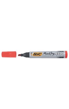Zekicocuk Bic Markör Permanent Kesik Uçlu Kırmızı 2300 03 12 Adet Zekicocuk Bic Markör Permanent Kesik Uçlu Kırmızı 2300 03 12 Adet