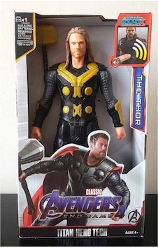 Avengers Oyuncak Thor Figür Oyuncak Sesli Işıklı Oyunca