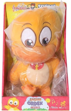 Bal-55115 Şaşkın Ördek Müzikli Peluş Sevimli Dostlar - Özaydınlar
