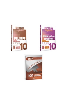 2027 Benim Hocam 10. Sınıf Benim Fasikülüm Felsefe + Edebiyat Türk Dili Ve Edebiyatı Soru + Ankapade 3'lü Set 2027 Benim Hocam 10. Sınıf Benim Fasikülüm Felsefe + Edebiyat Türk Dili Ve Edebiyatı Soru + Ankapade 3'lü Set