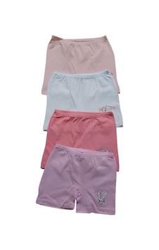 İki Yıldız Kız Çocuk Baskılı Boxer 4'lü 7514 Karışık Renk İki Yıldız Kız Çocuk Baskılı Boxer 4'lü 7514 Karışık Renk