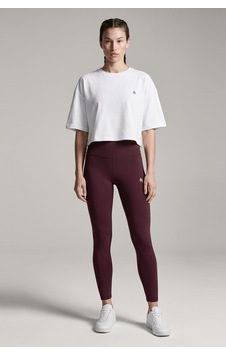 Woneagle Kadın Bordo Yüksek Bel Toparlayıcı Push Up Spor Tayt Bordo Bordo