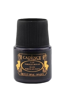 Cadence Cam Ve Seramik Boyası 45ml Opak 002 Siyah Cadence Cam Ve Seramik Boyası 45ml Opak 002 Siyah