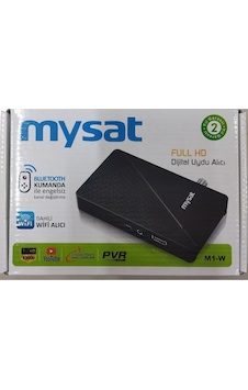 Mysat M1-W Wifili Bluetooth Kumandalı Çanaklı Çanaksız Uydu Cihazı