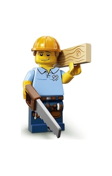 LEGO Minifigür Seri 13 71008 Carpenter LEGO Minifigür Seri 13 71008 Carpenter