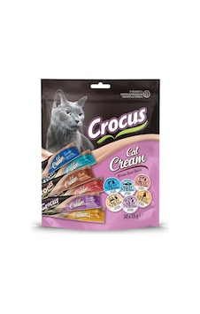 Crocus - 89 - Multıpack 6 Çeşit Krema Kedi - Csmo-tex - Ödülü 30x15gr