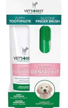 Vets Best Yavru Köpekler İçin Ağız Diş Bakım Seti Vets Best Yavru Köpekler İçin Ağız Diş Bakım Seti