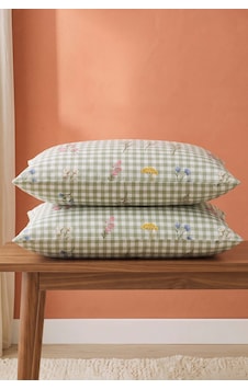 Sahra Pamuklu 2'li Yastık Kılıfı 50x70 Cm Çok Renkli Sahra Pamuklu 2'li Yastık Kılıfı 50x70 Cm Çok Renkli