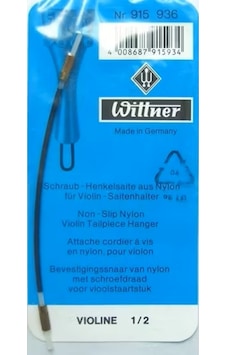 Wittner W915936 Keman Kuyruk Bağı 1/2 Naylon Malzeme - Vidalı Ayar - Güvenli Wittner W915936 Keman Kuyruk Bağı 1/2 Naylon Malzeme - Vidalı Ayar - Güvenli