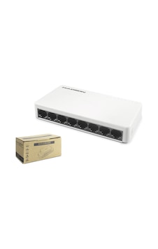 Ethernet Switch 8 Port 10/100 Mbps - Beyaz Hdx1366 Ethernet Switch 8 Port 10/100 Mbps - Beyaz Hdx1366