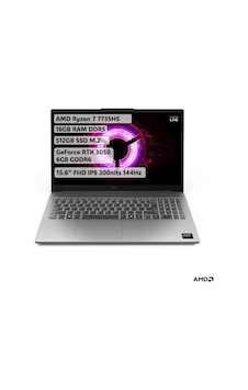 Lenovo LOQ Essential 15ARP10 83S00033TR R7-7735HS 16 GB 512 GB SSD RTX3050 15.6 " Free Dos Dizüstü Bilgisayar