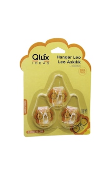 Qlux L-00901 Leo Askı 3 Adet Şeffaf Askı Yapışkanlı Montaj - 20'li Paket Diğer Qlux L-00901 Leo Askı 3 Adet Şeffaf Askı Yapışkanlı Montaj - 20'li Paket Diğer