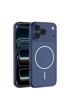 Zore İphone 16 Pro Max Kılıf Nvth M-safe Şarj Özellikli Kamera Korumalı Spark Kapak - Mavi Zore İphone 16 Pro Max Kılıf Nvth M-safe Şarj Özellikli Kamera Korumalı Spark Kapak - Mavi