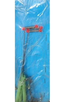 LÜFER TAKIMI 15CM ÇELK TEL MİSİNE UZATMALI 3 TAKIM