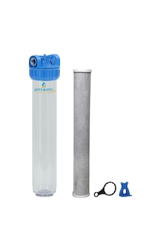 Pera Water 20 İnç Şebeke Girişi Tekli Cto Karbon Filtre Klor Ve Kireç Arıtma Sistemi