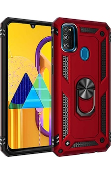Galaxy M21 Kılıf Zore Vega Kapak Kırmızı