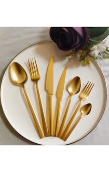 Stayle 24 Ayar Mat Altın Kaplama Bulaşık Makinasında Yıkanabilir 84 Prç Çkb Gold Stayle 24 Ayar Mat Altın Kaplama Bulaşık Makinasında Yıkanabilir 84 Prç Çkb Gold