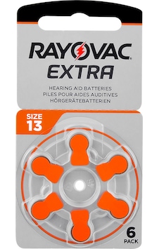 Rayovac Extra Advanced 13 Numara Blister İşitme Cihazı Pili 6'lı Rayovac Extra Advanced 13 Numara Blister İşitme Cihazı Pili 6'lı