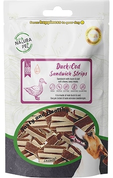Eco Natura Pet Ördekli ve Morina Balıklı Sandviç Köpek Ödül Maması