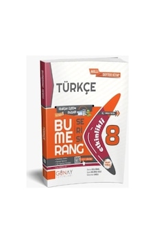 Günay Yayınları 8. Sınıf Türkçe Etkinlikli Bumerang Serisi Günay Yayınları 8. Sınıf Türkçe Etkinlikli Bumerang Serisi