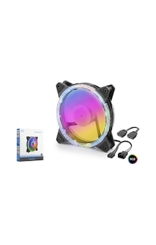 Nodar Nd2663 Kasa Fanı İç Ve Dış Kristal Argb 120 Mm Siyah Nodar Nd2663 Kasa Fanı İç Ve Dış Kristal Argb 120 Mm Siyah