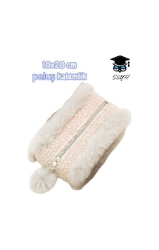 Peluş Kalemlik Makyaj Çantası 10x20 Cm Yerli Üretim Tek Bölme Geniş Hacimli Çok Renkli Peluş Kalemlik Makyaj Çantası 10x20 Cm Yerli Üretim Tek Bölme Geniş Hacimli Çok Renkli